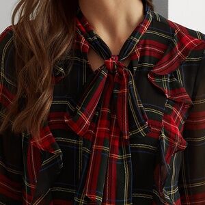 Plaid Drop Waist Dress